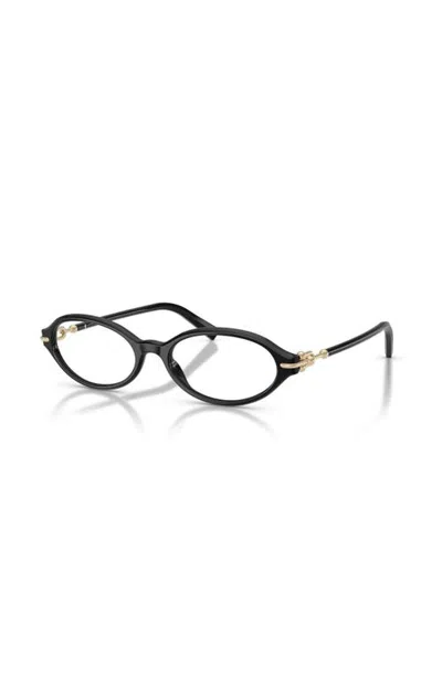 Tiffany & Co . 51mm Oval Optical Glasses In Black