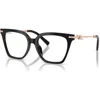 Tiffany & Co . 51mm Square Optical Glasses In Black