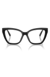 Tiffany & Co . 52mm Cat Eye Optical Glasses In Black