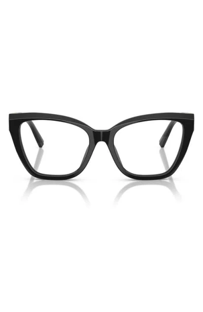 Tiffany & Co . 52mm Cat Eye Optical Glasses In Black