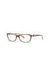 Tiffany & Co . 52mm Cat Eye Optical Glasses In Brown
