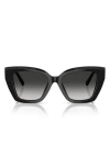 Tiffany & Co . 52mm Gradient Square Sunglasses In Black