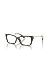 Tiffany & Co . 52mm Rectangle Optical Glasses In Brown