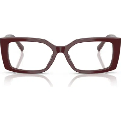 Tiffany & Co . 52mm Rectangular Optical Glasses