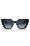 Tiffany & Co Cat Eye Sunglasses In Black
