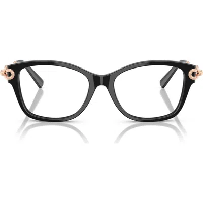 Tiffany & Co . 53mm Butterfly Optical Glasses In Black