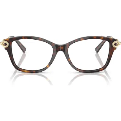 Tiffany & Co . 53mm Butterfly Optical Glasses In Brown