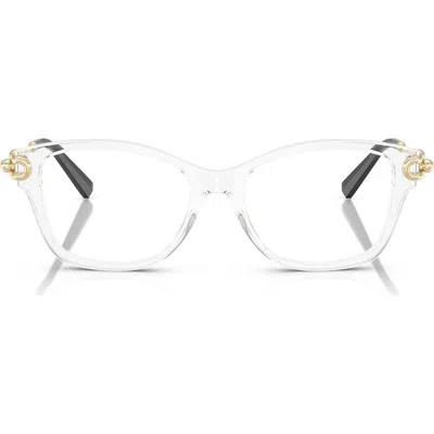 Tiffany & Co . 53mm Butterfly Optical Glasses In Transparent