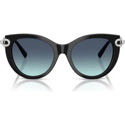 TIFFANY & CO TIFFANY & CO. 53MM GRADIENT BUTTERFLY SUNGLASSES