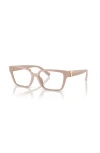 Tiffany & Co . 53mm Rectangle Optical Glasses In Neutral