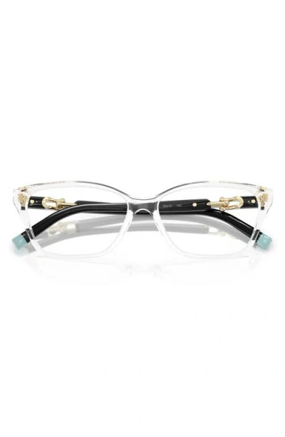 Tiffany & Co . 53mm Rectangular Glasses In Transparent