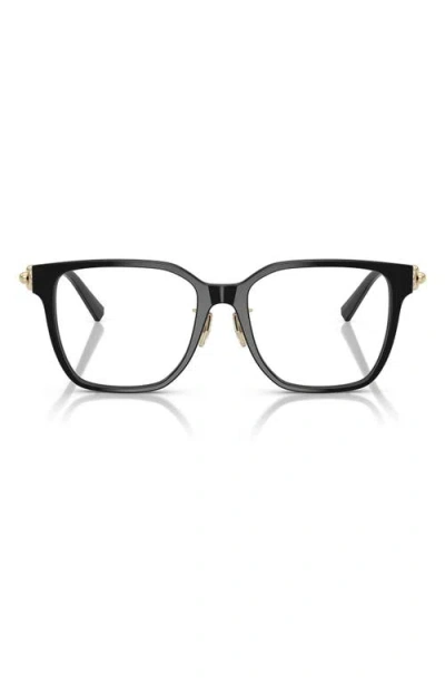 Tiffany & Co . 53mm Square Optical Glasses In Black