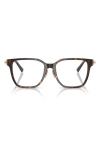 Tiffany & Co . 53mm Square Optical Glasses In Brown