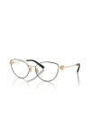 Tiffany & Co . 54mm Cat Eye Optical Glasses In Black