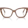 Tiffany & Co . 54mm Cat Eye Optical Glasses In Brown