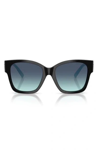 Tiffany & Co . 54mm Gradient Square Sunglasses