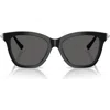 Tiffany & Co . 54mm Gradient Square Sunglasses In Black