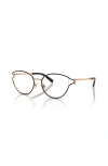 Tiffany & Co . 54mm Oval Optical Glasses In Brown
