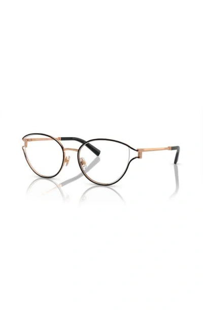 Tiffany & Co . 54mm Oval Optical Glasses In Black