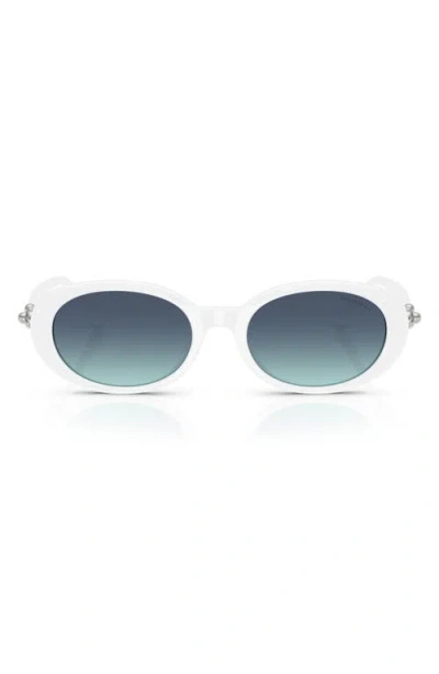 Tiffany & Co . 54mm Oval Sunglasses