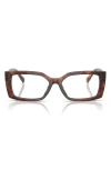 Tiffany & Co . 54mm Rectangular Optical Glasses In Brown