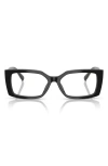 Tiffany & Co . 54mm Rectangular Optical Glasses In Black