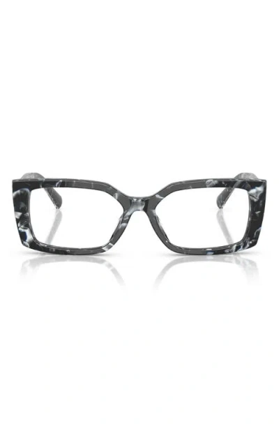 Tiffany & Co . 54mm Rectangular Optical Glasses In Brown