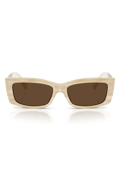 Tiffany & Co . 54mm Rectangular Sunglasses