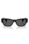 Tiffany & Co . 54mm Rectangular Sunglasses In Black