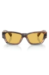 Tiffany & Co . 54mm Rectangular Sunglasses In Gray