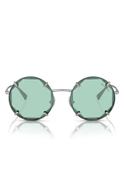 Tiffany & Co . 54mm Round Sunglasses In Pink