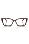Tiffany & Co . 54mm Square Optical Glasses In Brown