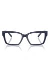 Tiffany & Co . 54mm Square Optical Glasses In Blue
