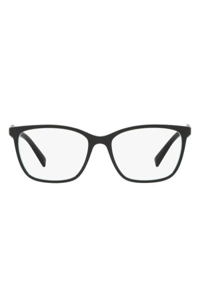 Tiffany & Co . 54mm Square Optical Glasses In Black