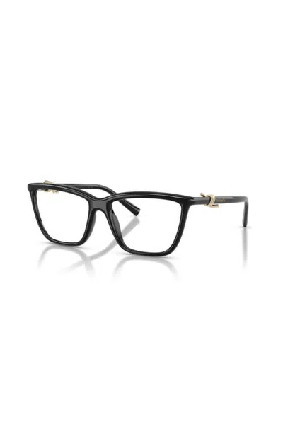 Tiffany & Co . 55mm Cat Eye Optical Glasses In Black
