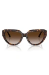Tiffany & Co . 55mm Gradient Pillow Sunglasses In Brown