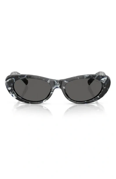Tiffany & Co . 55mm Oval Sunglasses