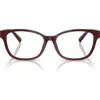 Tiffany & Co . 55mm Pillow Optical Glasses In Brown
