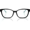 Tiffany & Co . 55mm Pillow Optical Glasses In Multi