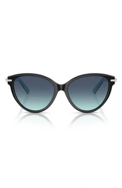 Tiffany & Co . 56mm Cat Eye Sunglasses In Purple