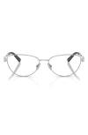Tiffany & Co . 56mm Oval Optical Glasses In Metallic