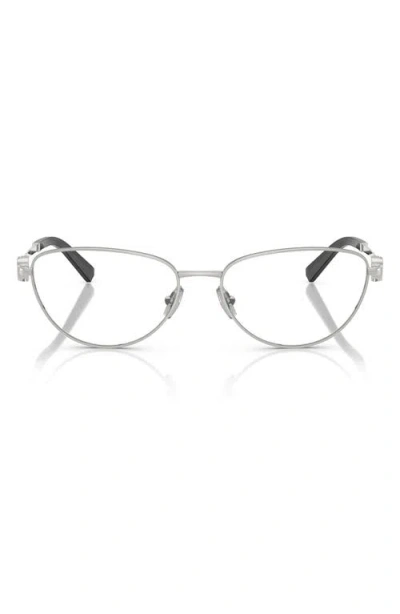 Tiffany & Co . 56mm Oval Optical Glasses In Metallic
