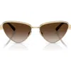 Tiffany & Co . 59mm Gradient Irregular Sunglasses