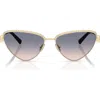 Tiffany & Co . 59mm Gradient Irregular Sunglasses In Multi