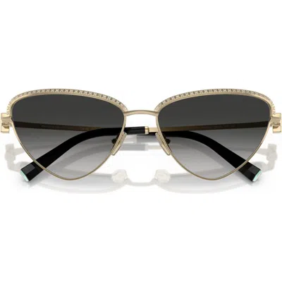 Tiffany & Co . 59mm Gradient Irregular Sunglasses