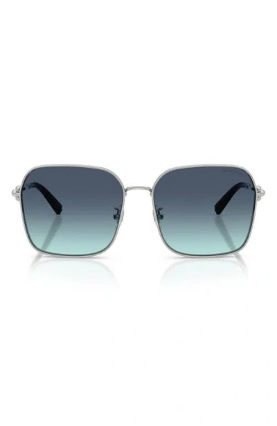 Tiffany & Co . 60mm Gradient Square Sunglasses