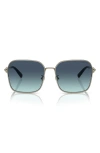 Tiffany & Co . 60mm Gradient Square Sunglasses In Neutral