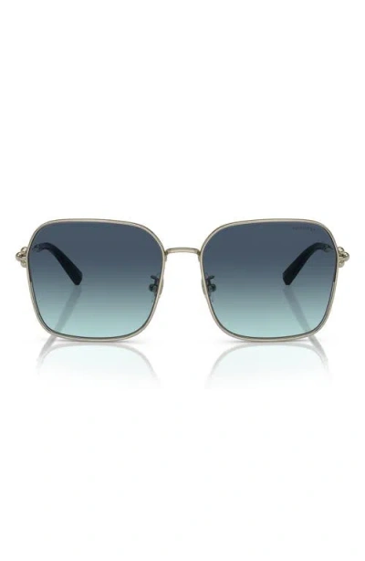 Tiffany & Co . 60mm Gradient Square Sunglasses In Neutral