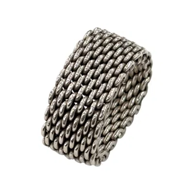 Pre-owned Tiffany & Co 925 Band Ring () In Silver