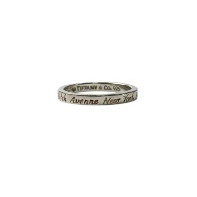 Pre-owned Tiffany & Co 925 Band Ring () In Silver